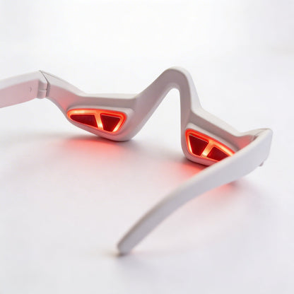 3-in-1 Red Light Eye Massager to Erase Dark Circles, Smooth Wrinkles & Awaken Tired Eyes
