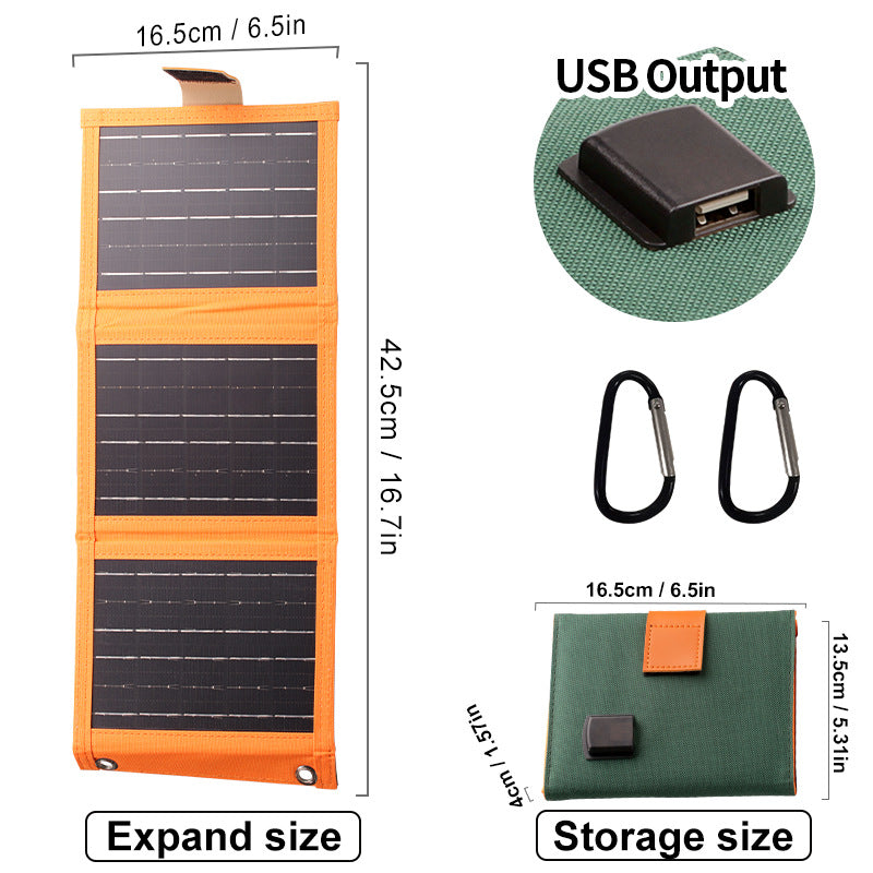 🔥HOT SALE 49% OFF🔥 Solar Power Bank – Portable Charger, Ideal for Camping Trips