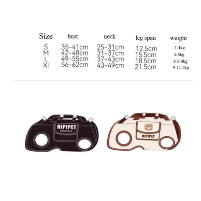 🔥HOT SALE 49% OFF🔥 Small Dog Whole Body Lift Harness Pet Backpack