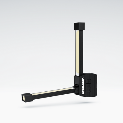 Gym Lamp for Posing, Gym Light Posing Lights for Bodybuilding, Portable Magnet LED Flashlight with 7th Gear Dimming & 180 Degree Folding USB Rechargeable Gym Lighting