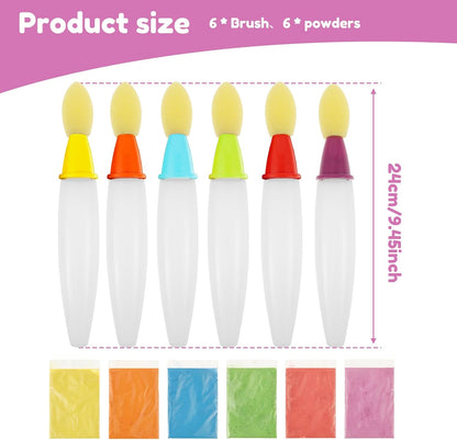 🌈Sidewalk Chalk Paint Brush Set – Just Add Water & Create Instantly!