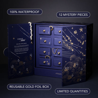 🎄Christmas Sale 50% OFF🔥Atolea Jewelry Gold Advent Calendar 2025