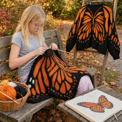 💝Mother's Day Coming Soon: 49% OFF💥-🦋Hand-Crocheted Butterfly Cardigans