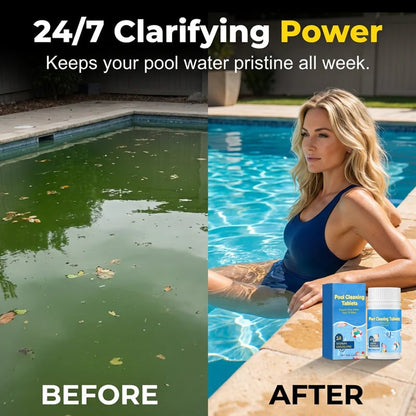 🔥HOT SALE 49% OFF🏊‍♂️Pool Cleaning Tablets for Crystal Clear Water 💦