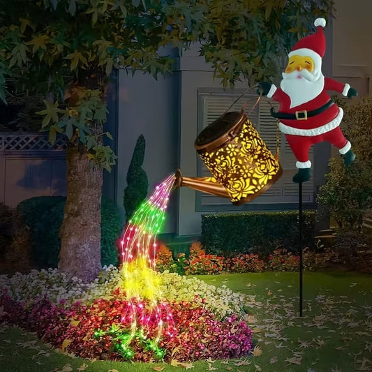 🎅Christmas Claus Solar Kettle Lights