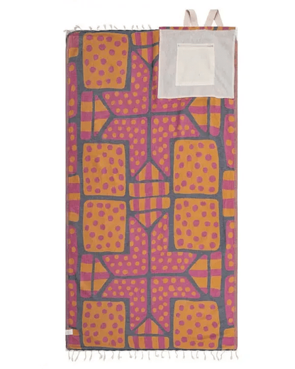 🔥HOT SALE 49% OFF 🔥2-in-1 beach towel bag – converts into a rucksack, with an internal zipped pocket