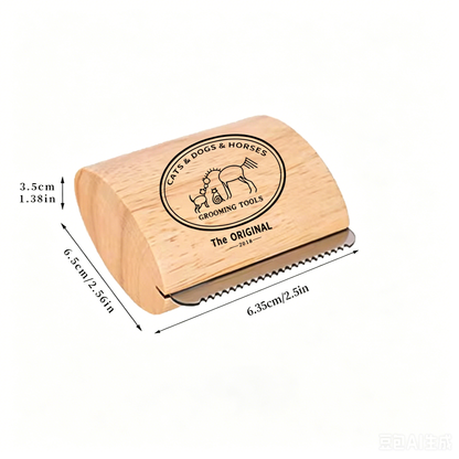 Original Deshedding Grooming Tool for Dogs, Cats & Horses  - Painlessly Remove 95% of Loose, USA Made