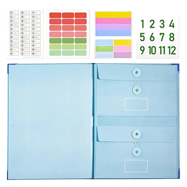 Last Day 49% OFF🔥Accordion File Organizer Manila Pocket Document Folder