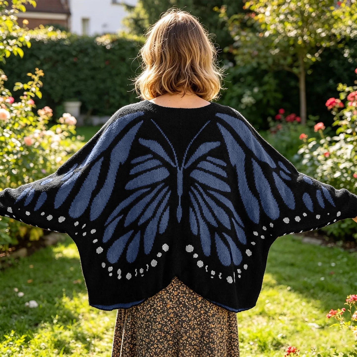 💝Mother's Day Coming Soon: 49% OFF💥-🦋Hand-Crocheted Butterfly Cardigans