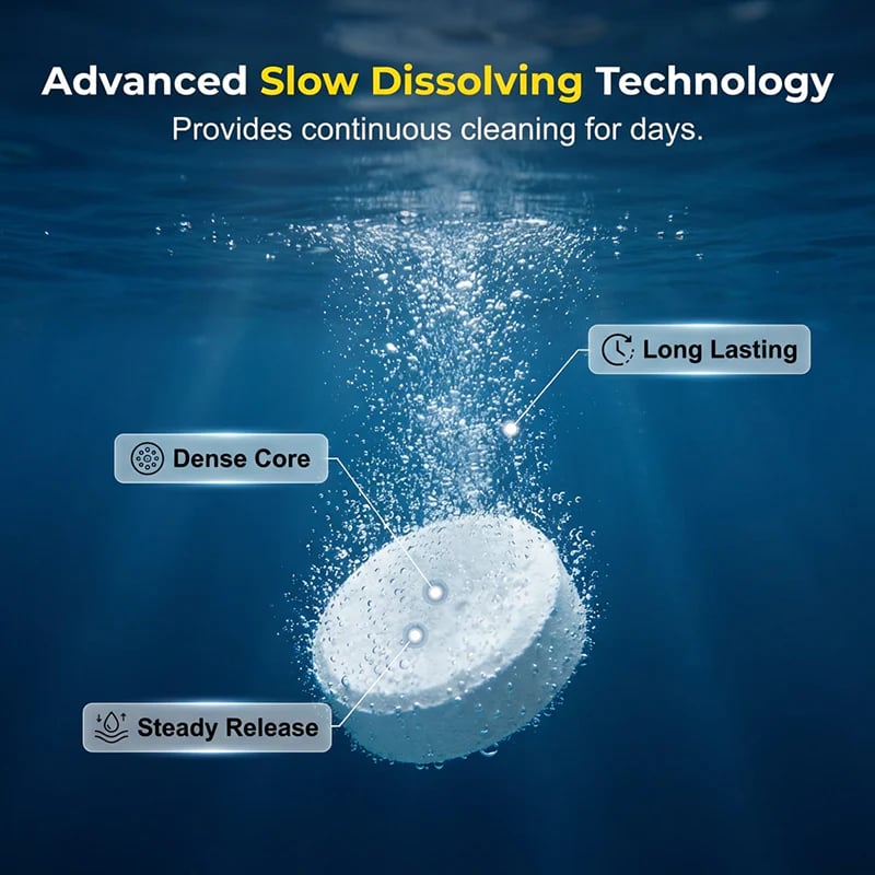 🔥HOT SALE 49% OFF🏊‍♂️Pool Cleaning Tablets for Crystal Clear Water 💦