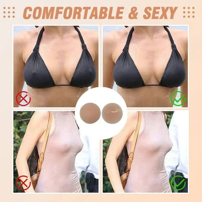 🏆#1 Bestselling🏆 ---- Go Braless! Seamless CAKES Cover (Latex-free and 100% Medical Silicone)