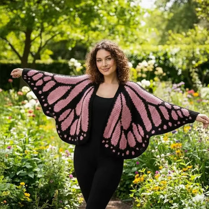 💝Mother's Day Coming Soon: 49% OFF💥-🦋Hand-Crocheted Butterfly Cardigans