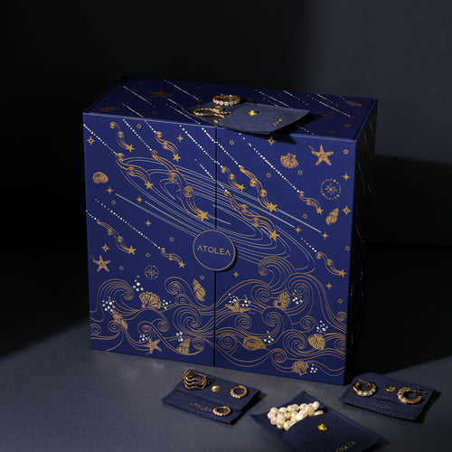 🎄Christmas Sale 50% OFF🔥Atolea Jewelry Gold Advent Calendar 2025