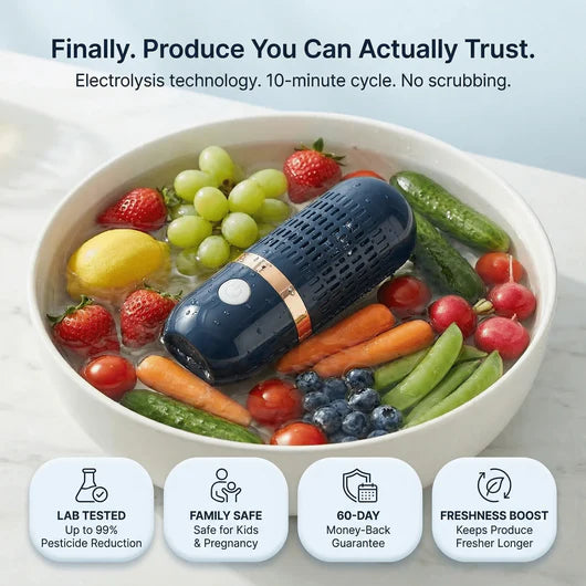 🔥2026 Hot Sale🔥-USB Wireless Food Purifier Washer