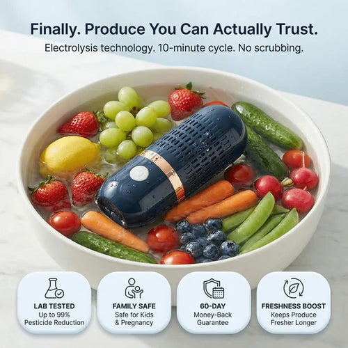 🔥2026 Hot Sale🔥-USB Wireless Food Purifier Washer