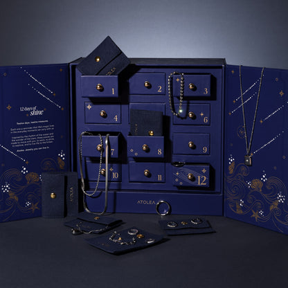 🎄Christmas Sale 50% OFF🔥Atolea Jewelry Gold Advent Calendar 2025