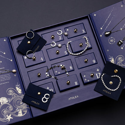 🎄Christmas Sale 50% OFF🔥Atolea Jewelry Gold Advent Calendar 2025