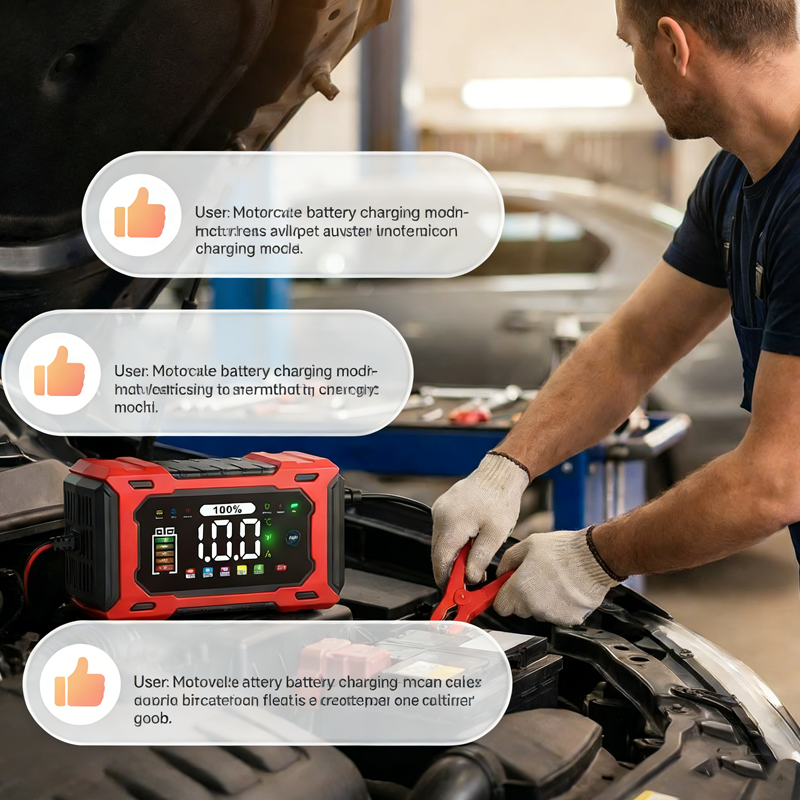 12V 6A Smart Car Battery Charger with Pulse Repair Function